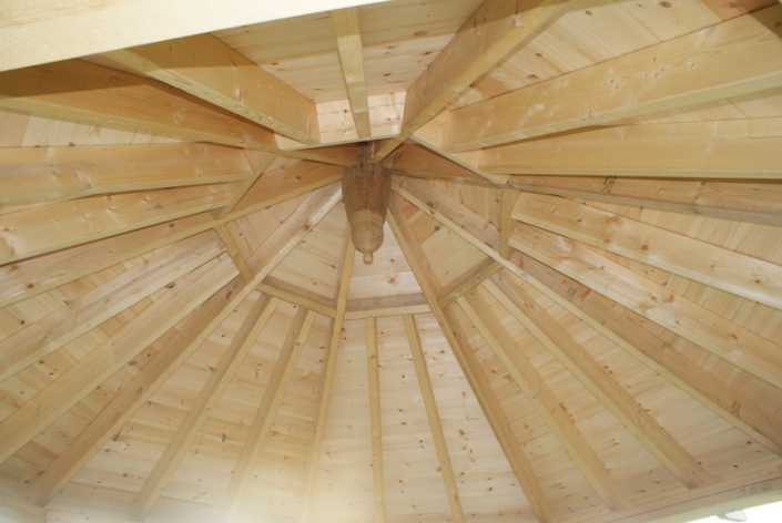 Close up image of the rotunda ceiling